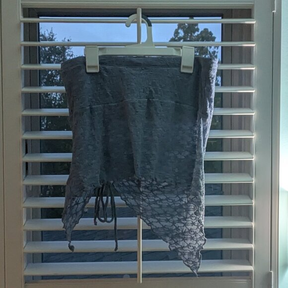 Blue, lace beach tube top - Picture 2 of 3